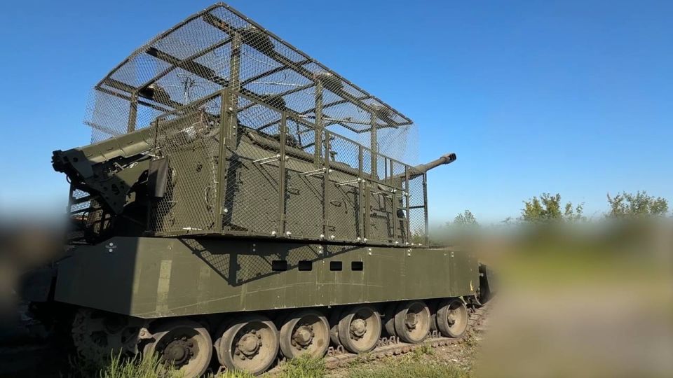Боевая работа 152-мм самоходной гаубицы 2С19М2 «Мста-С» группировки войск «Центр» на Покровском (Красноармейском) направлении Боевая работа 152-мм самоходной гаубицы 2С19М2 «Мста-С» группировки войск «Центр» на Покровском (Красноармейском) направлении