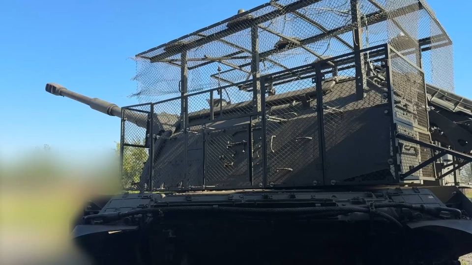 Боевая работа 152-мм самоходной гаубицы 2С19М2 «Мста-С» группировки войск «Центр» на Покровском (Красноармейском) направлении Боевая работа 152-мм самоходной гаубицы 2С19М2 «Мста-С» группировки войск «Центр» на Покровском (Красноармейском) направлении