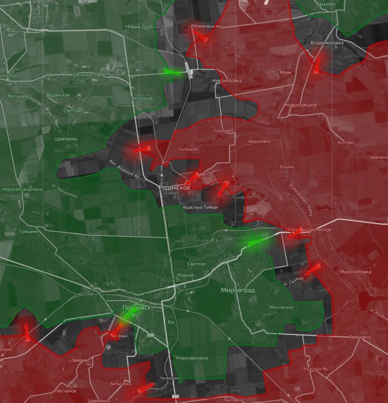 «На Покровском направлении российские войска продвигаются в жилой зоне города Покровск через Новопавловку
