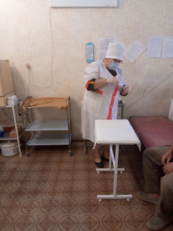 Сотрудниками Центральной районной больницы Тельмановского района продолжается активная работа по проведению массовой вакцинации населения против гриппа Сотрудниками Центральной районной больницы Тельмановского района продолжается активная работа по проведению массовой вакцинации населения против гриппа