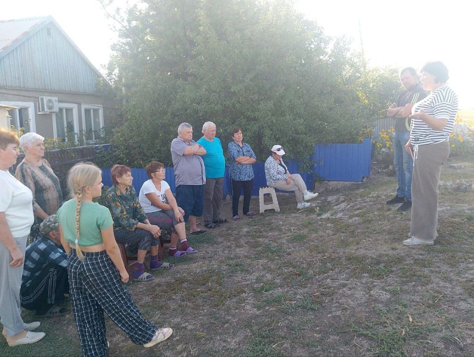 Проведена встреча с жителями Проведена встреча с жителями