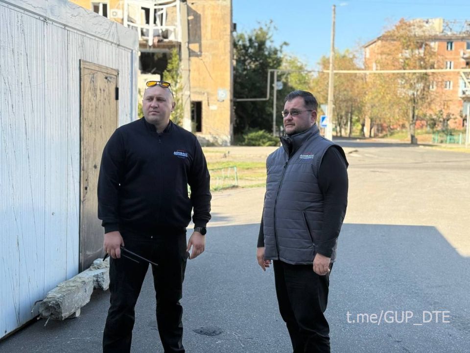 Первый заместитель генерального директора ГУП ДНР «Донбасстеплоэнерго» Алексей Варыпаев совместно с директором филиала «Волновахатеплосеть» Андреем Арых посетили освобожденный город Курахово Первый заместитель генерального директора ГУП ДНР «Донбасстеплоэнерго» Алексей Варыпаев совместно с директором филиала «Волновахатеплосеть» Андреем Арых посетили освобожденный город Курахово