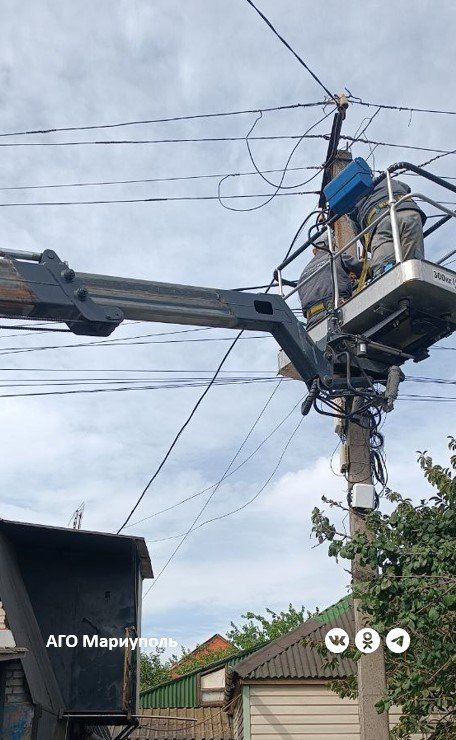 Мариупольские энергетики провели технические работы во всех районах города Мариупольские энергетики провели технические работы во всех районах города
