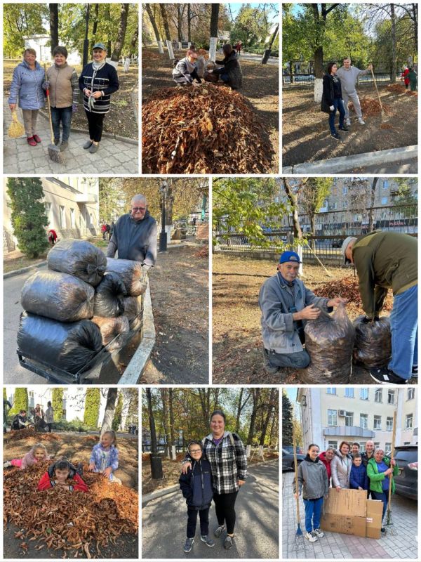 В медицинских организациях Донецкой Народной Республики традиционный осенний субботник В выходной день, 27 сентября, врачи, медсестры и младший медперсонал вышли на работу без белых халатов В медицинских организациях Донецкой Народной Республики традиционный осенний субботник В выходной день, 27 сентября, врачи, медсестры и младший медперсонал вышли на работу без белых халатов