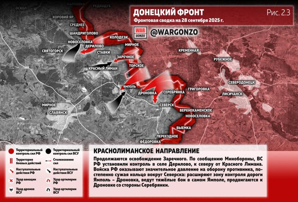 WarGonzo: Фронтовая сводка на утро 28.09.25 WarGonzo: Фронтовая сводка на утро 28.09.25