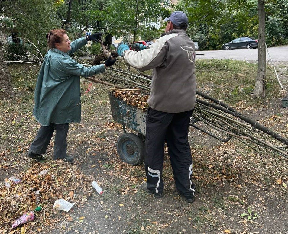 В Кировском внутригородском районе продолжаются субботники В Кировском внутригородском районе продолжаются субботники