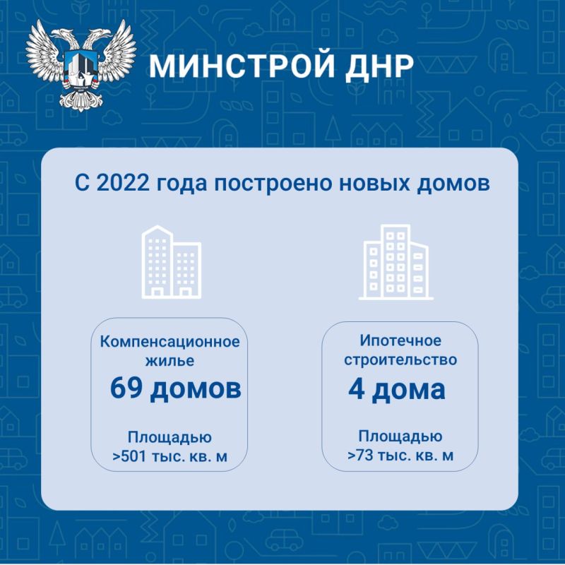 С 2022 года проделан огромный объем работ по восстановлению Донбасса! С 2022 года проделан огромный объем работ по восстановлению Донбасса!