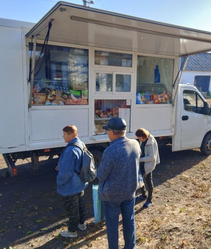 С 27 по 30 сентября 2025 года осуществлена выездная торговля с использованием автомагазинов в населенных пунктах городских округов Донецк, Докучаевск, Горловка, Мариуполь, на территории г. Авдеевка, также Волновахского... С 27 по 30 сентября 2025 года осуществлена выездная торговля с использованием автомагазинов в населенных пунктах городских округов Донецк, Докучаевск, Горловка, Мариуполь, на территории г. Авдеевка, также Волновахского...