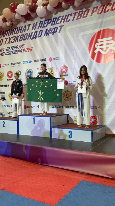 Пять медалей завоевали спортсмены нашей Республики на первенстве и чемпионате России по тхэквондо МФТ в Санкт-Петербурге! Пять медалей завоевали спортсмены нашей Республики на первенстве и чемпионате России по тхэквондо МФТ в Санкт-Петербурге!