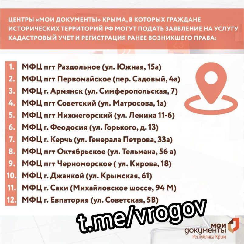 Внимание: стартует приём документов на регистрацию недвижимости в исторических регионах Внимание: стартует приём документов на регистрацию недвижимости в исторических регионах