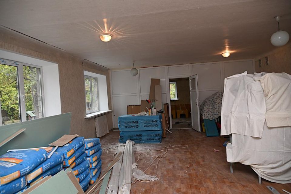 Денис Пушилин: В октябре восстановим пострадавший от украинской агрессии детский сад №197 в Киевском районе Донецка Денис Пушилин: В октябре восстановим пострадавший от украинской агрессии детский сад №197 в Киевском районе Донецка