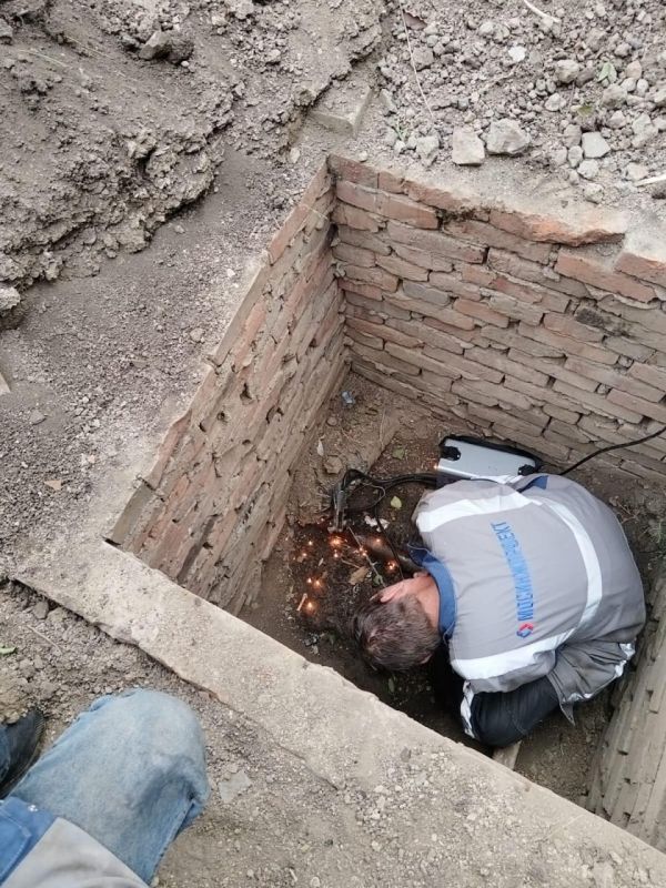 Аварийная бригада из Ленобласти продолжает ремонт сетей водоснабжения в городском округе Енакиево Аварийная бригада из Ленобласти продолжает ремонт сетей водоснабжения в городском округе Енакиево