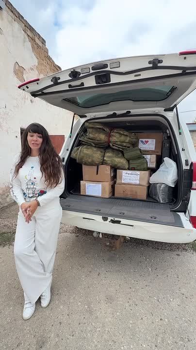 Валерия Петрусевич: Только объединившись, мы можем собрать такой значительный гуманитарный груз для наших парней, которые с честью несут свой воинский долг