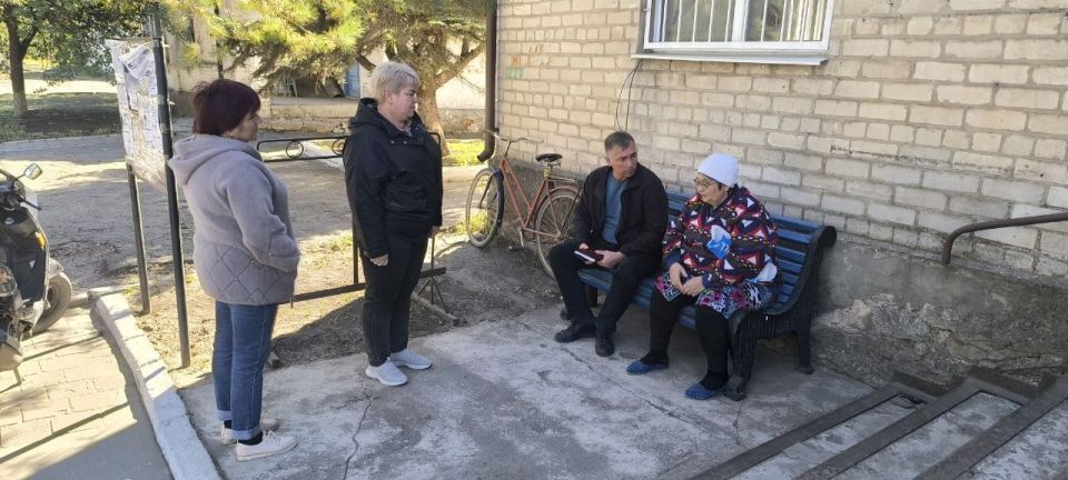 Встреча с жителя с. Новоандреевка Встреча с жителя с. Новоандреевка