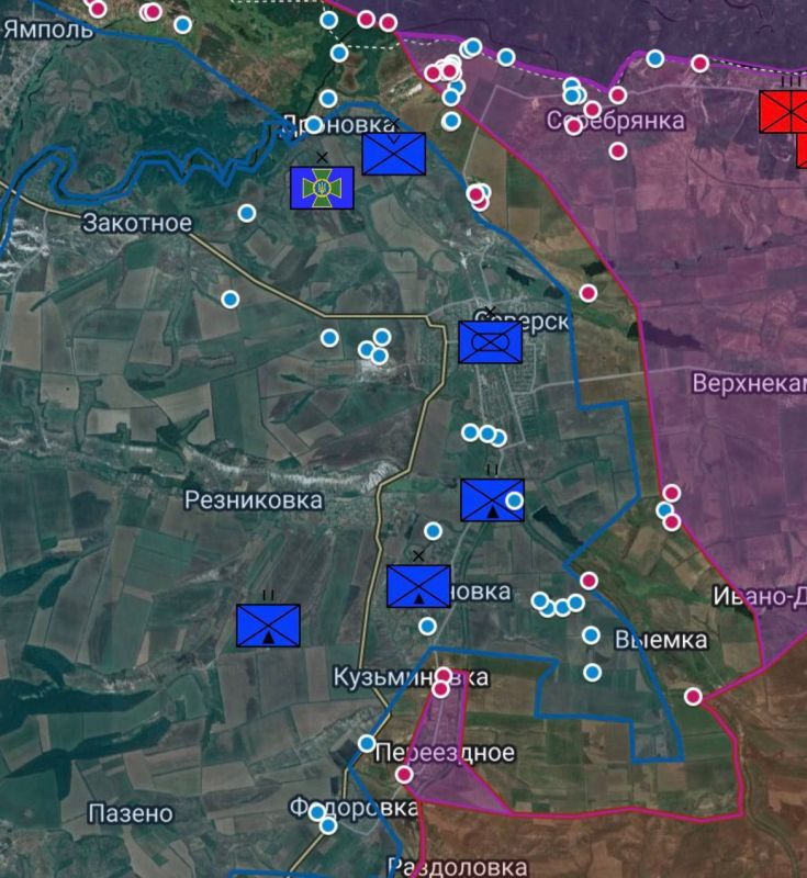 Наступление на Северск: Армия России создала плацдарм и заняла ключевые высоты для развития флангового удара Наступление на Северск: Армия России создала плацдарм и заняла ключевые высоты для развития флангового удара
