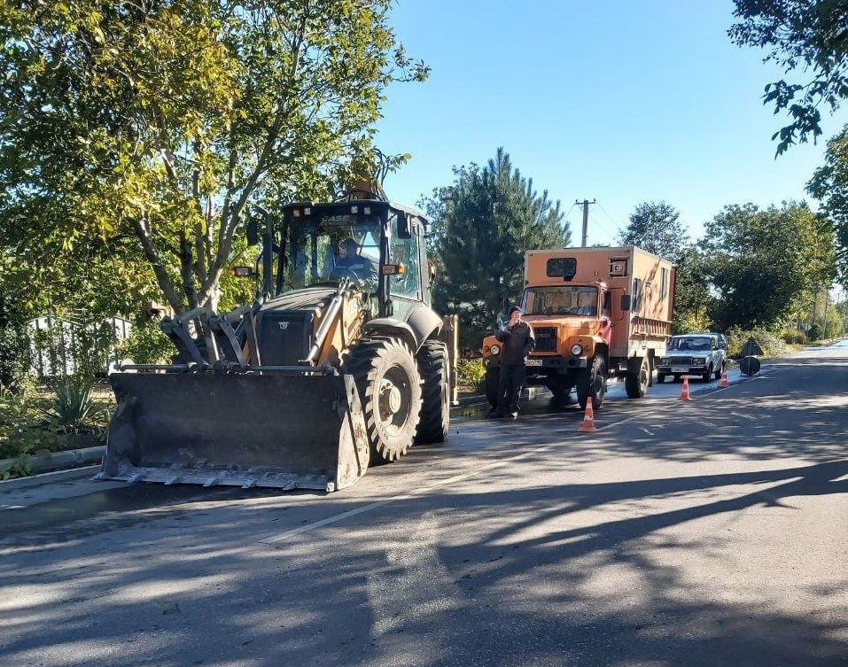 В Тельманово продолжаются работы на сетях города В Тельманово продолжаются работы на сетях города