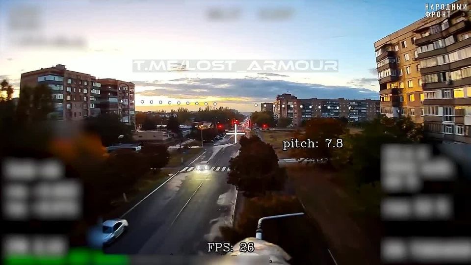 Андрей Филатов: Краматорск. Российский дрон летит и поражает пикап Л200