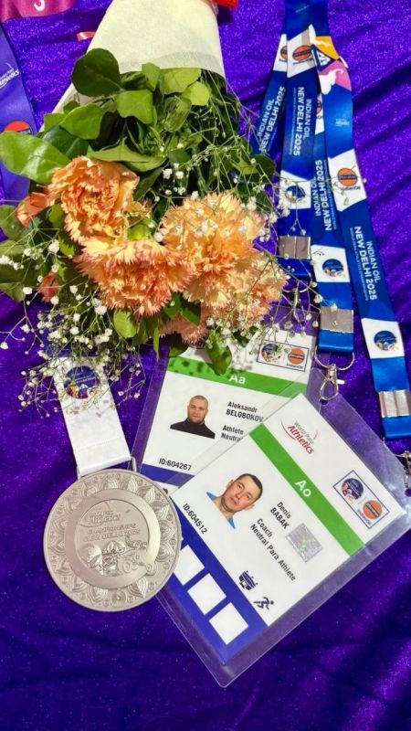 Мариуполец Александр Белобоков стал серебряным призером Чемпионата мира в толкании ядра , который проходил с 27 сентября по 6 октября 2025 года в Индии ( Нью-Дели) Мариуполец Александр Белобоков стал серебряным призером Чемпионата мира в толкании ядра , который проходил с 27 сентября по 6 октября 2025 года в Индии ( Нью-Дели)