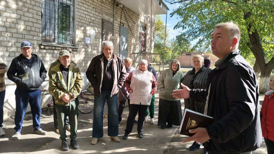 Встреча с жителя с. Благодатное Встреча с жителя с. Благодатное