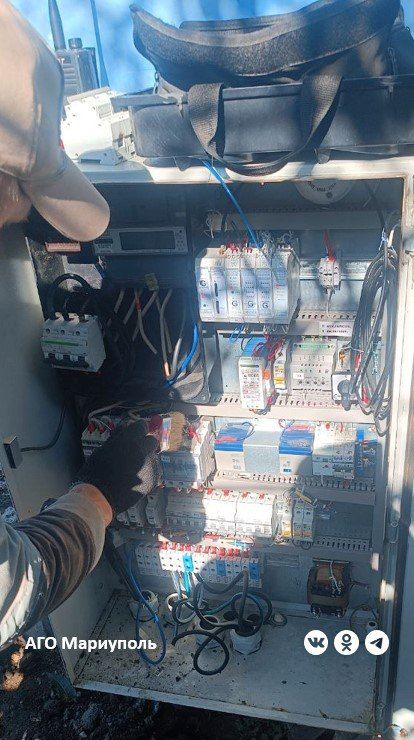 Энергетики проверили провели технические работы в Ильичевском районе Мариуполя Энергетики проверили провели технические работы в Ильичевском районе Мариуполя