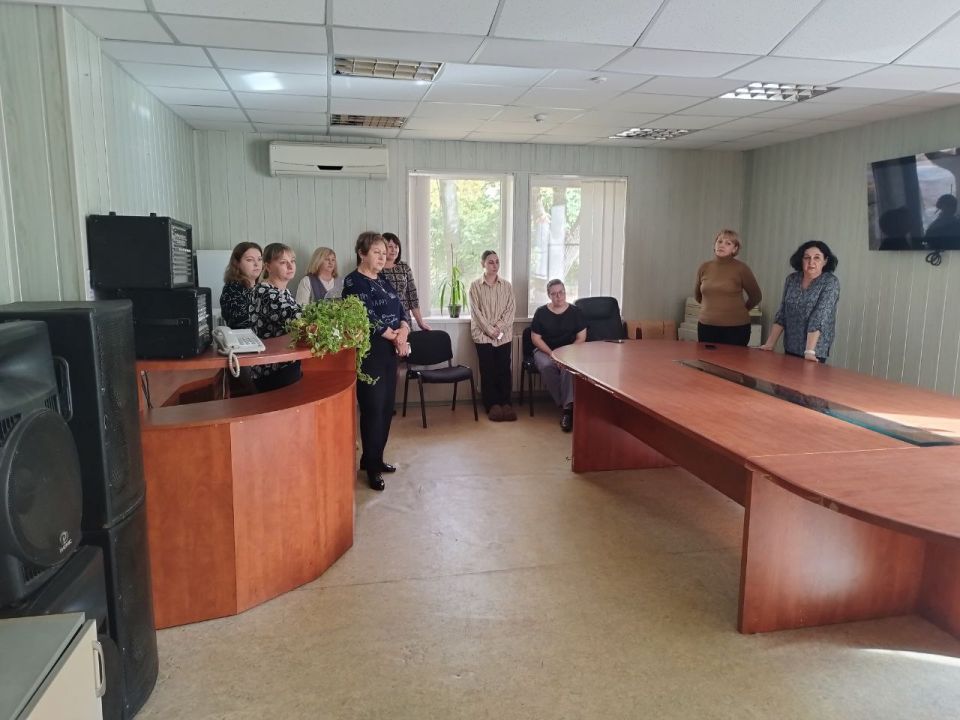 Встреча с трудовым коллективом ТЕ "Энерготорг" Встреча с трудовым коллективом ТЕ "Энерготорг"