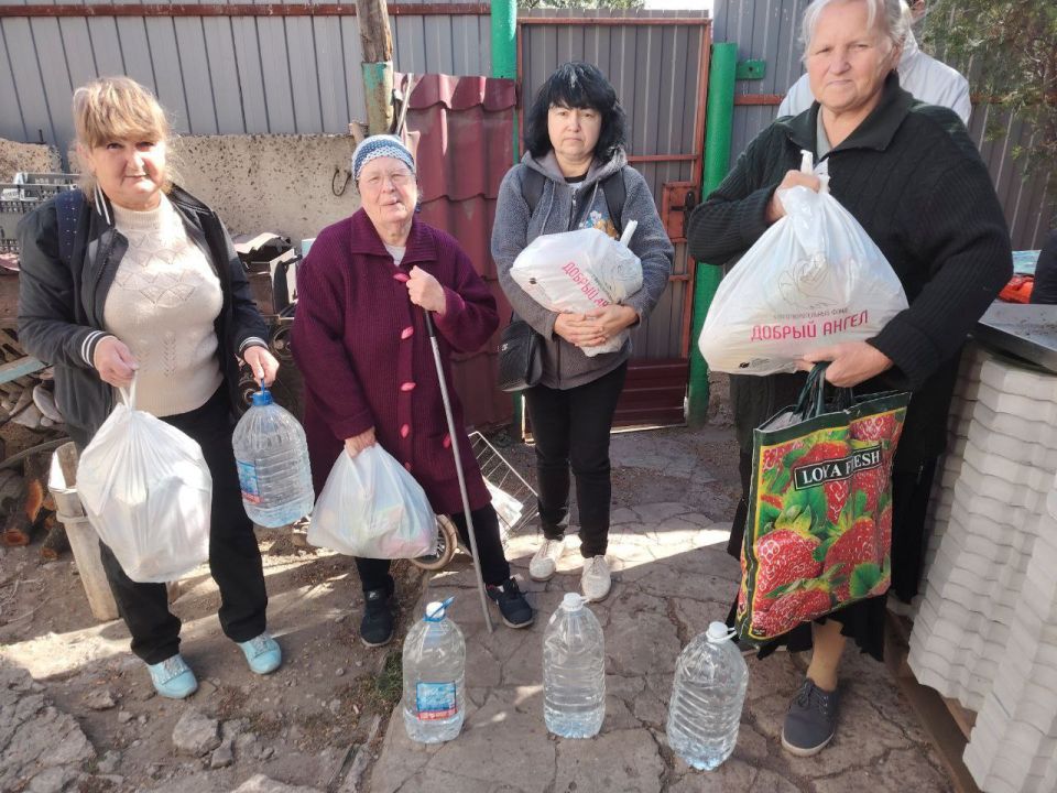 Помощь жителям поселков Кочегарка и Шахты Гагарина в Горловке Помощь жителям поселков Кочегарка и Шахты Гагарина в Горловке