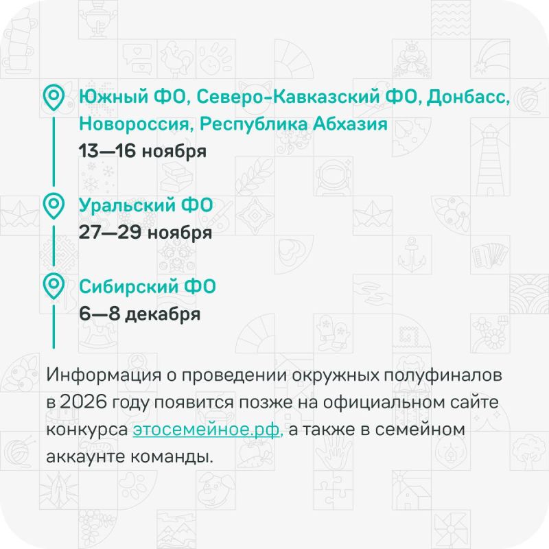 С участниками каких федеральных округов мы планируем встретиться на полуфиналах уже в этом году? С участниками каких федеральных округов мы планируем встретиться на полуфиналах уже в этом году?