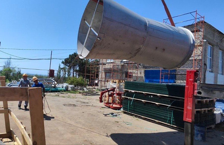 В Новоазовске продолжаются масштабные работы по ремонту очистных сооружений В Новоазовске продолжаются масштабные работы по ремонту очистных сооружений