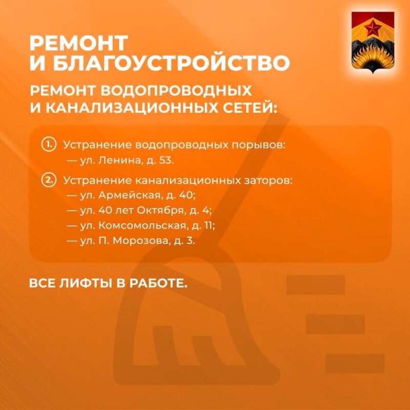 Александр Шатов: Сводка ЖКХ (ремонт и благоустройство) в Шахтерске на 15 октября Александр Шатов: Сводка ЖКХ (ремонт и благоустройство) в Шахтерске на 15 октября