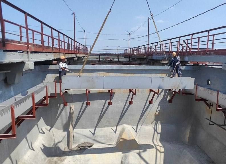 В Новоазовске продолжается масштабная реконструкция очистных сооружений В Новоазовске продолжается масштабная реконструкция очистных сооружений