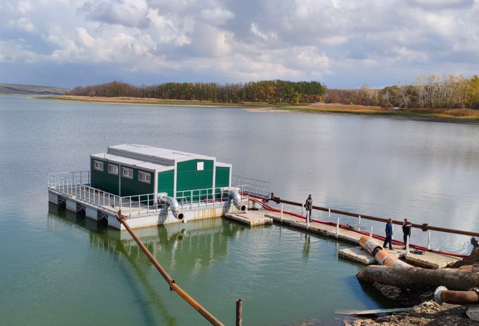 Работы на Ольховском водохранилище завершены Работы на Ольховском водохранилище завершены