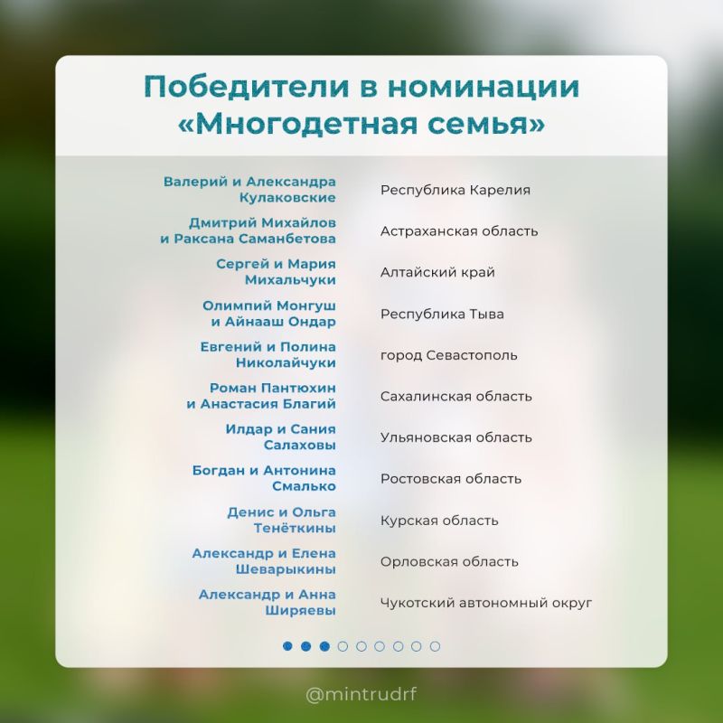 Встречайте победителей!. Настало время познакомиться с победителями Всероссийского конкурса «Семья года – 2025» Одним из призеров стала семья потомственных металлургов Анатолия и Елены Аверьяновых из Кировской области Встречайте победителей!. Настало время познакомиться с победителями Всероссийского конкурса «Семья года – 2025» Одним из призеров стала семья потомственных металлургов Анатолия и Елены Аверьяновых из Кировской области