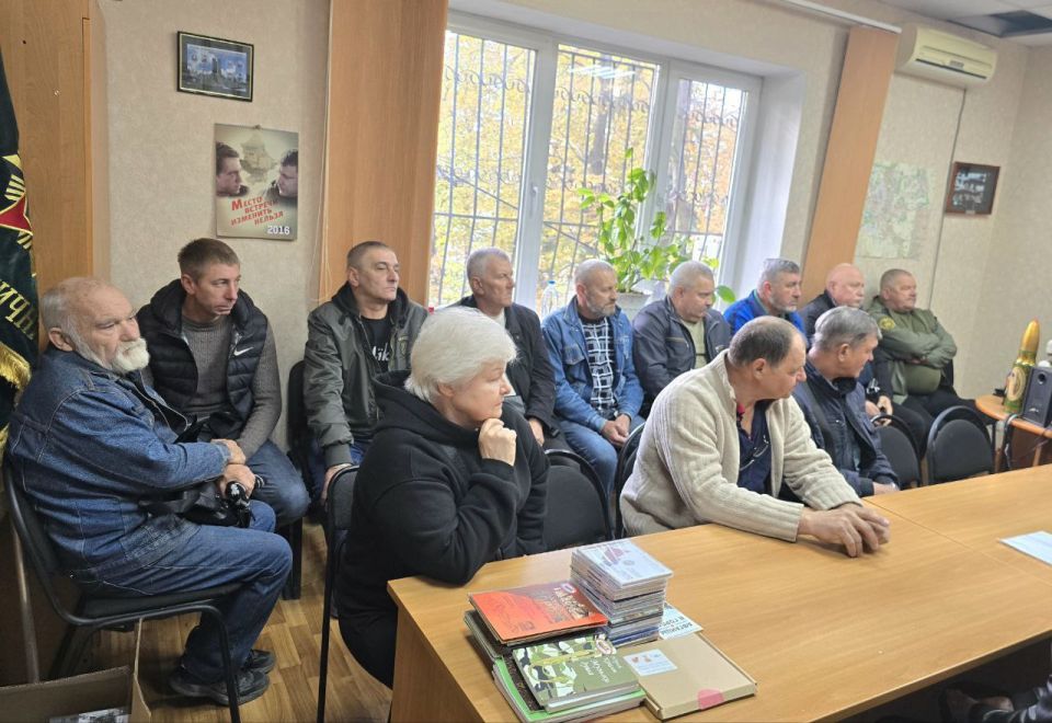 Дмитрий Огилец: 18 октября 2025 года состоялось очередное расширенное правление Макеевской городской организации Общероссийской общественной организации «Российский Союз ветеранов Афганистана и специальных военных операций». Дмитрий Огилец: 18 октября 2025 года состоялось очередное расширенное правление Макеевской городской организации Общероссийской общественной организации «Российский Союз ветеранов Афганистана и специальных военных операций».