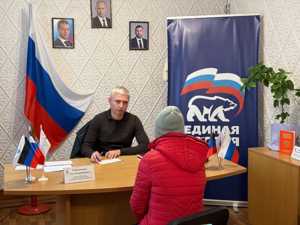 Сегодня, 20 октября, провёл приём граждан города Моспино Сегодня, 20 октября, провёл приём граждан города Моспино