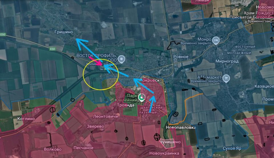 Оборона ВСУ в Красноармейске теряет боевую целостность – русские перешли жд. Российская армия продолжает взламывать оборону ВСУ в оккупированном Красноармейске (Покровске) и продвигается в городе