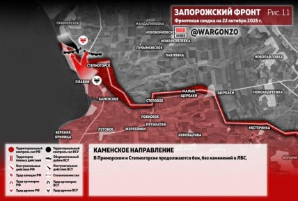 WarGonzo: Фронтовая сводка на утро 22.10.25