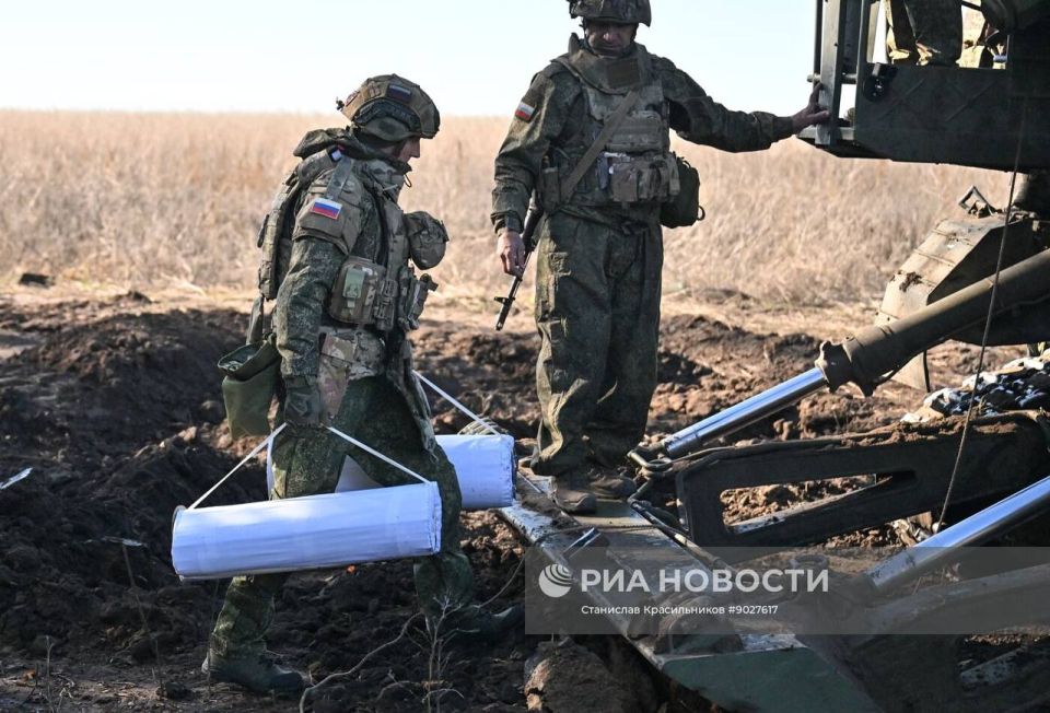 Боевая работа расчёта 203-мм самоходной пушки 2С7М «Малка» группировки войск «Центр» на Покровском (Красноармейском) направлении Боевая работа расчёта 203-мм самоходной пушки 2С7М «Малка» группировки войск «Центр» на Покровском (Красноармейском) направлении