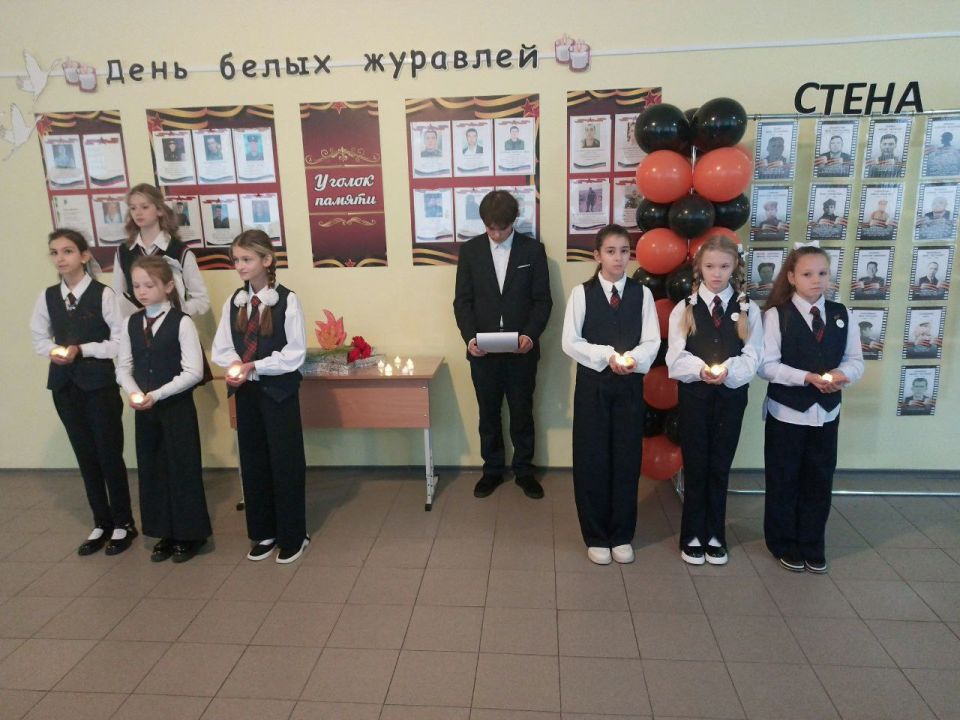 День Белых журавлей в общеобразовательных учреждениях День Белых журавлей в общеобразовательных учреждениях