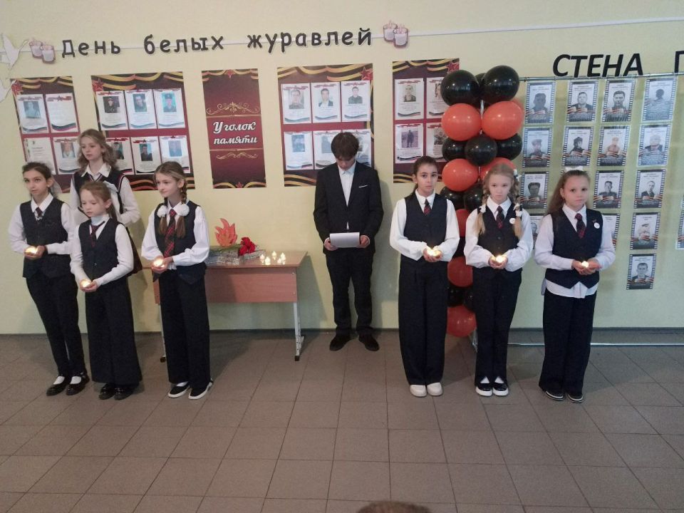 День Белых журавлей в общеобразовательных учреждениях День Белых журавлей в общеобразовательных учреждениях