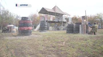 Финалисты конкурса «Донбасс. СВОи герои» и их наставники соревновались в многоборье