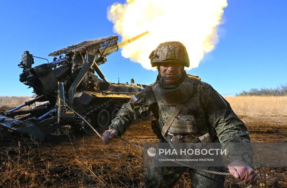 Боевая работа расчёта 203-мм самоходной пушки 2С7М «Малка» группировки войск «Центр» на Покровском (Красноармейском) направлении Боевая работа расчёта 203-мм самоходной пушки 2С7М «Малка» группировки войск «Центр» на Покровском (Красноармейском) направлении