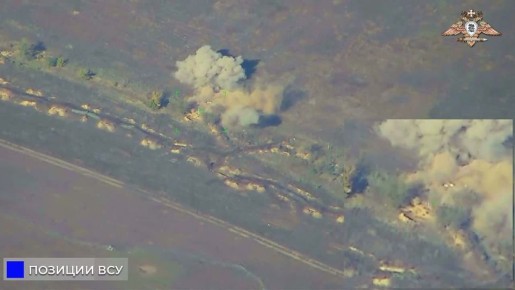 «Медуза» 238 бригады уничтожает блиндаж ВСУ в районе Константиновки