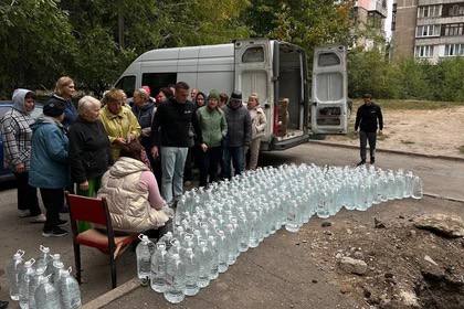 Народный фронт доставил более 700 тонн воды жителям ДНР