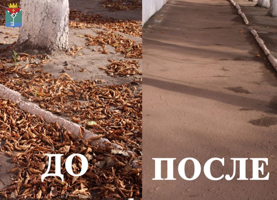 В преддверии Дня флага Донецкой Народной Республики сотрудники Администрации округа и муниципального совета провели очередной субботник В преддверии Дня флага Донецкой Народной Республики сотрудники Администрации округа и муниципального совета провели очередной субботник