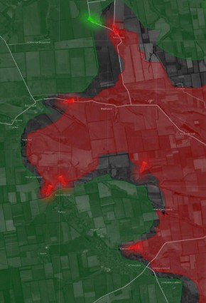 «На Днепропетровском направлении российские подразделения продолжают продвигаться на востоке области, за последние сутки заняты новые позиции в районах Новогригорьевки и Новосёловки