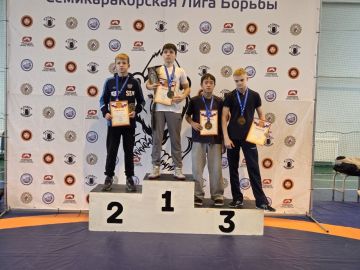 Енакиевские спортсмены на турнире по вольной борьбе