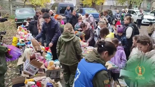 Каждое воскресенье на вещевом складе КСВО ДНР проходит День добрых дел с выдачей гуманитарной помощи