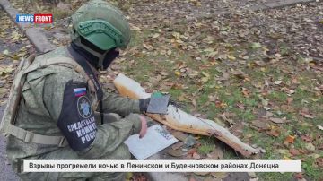 Взрывы прогремели ночью в Ленинском и Буденновском районах Донецка