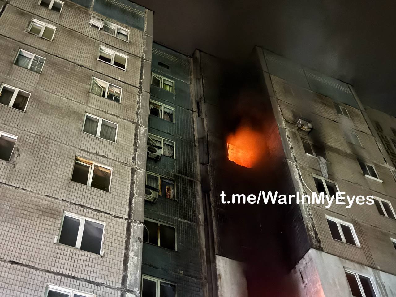 Последствия удара беспилотника ВСУ по жилому дому в Донецке Последствия удара беспилотника ВСУ по жилому дому в Донецке