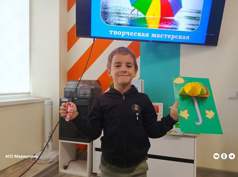 Для юных мариупольцев провели творческую мастерскую Для юных мариупольцев провели творческую мастерскую